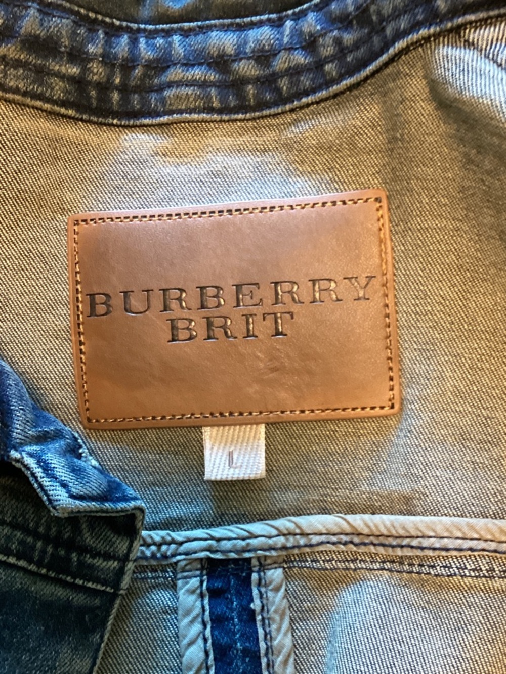 Burberry Brit denim jacket L - Picture 6 of 12